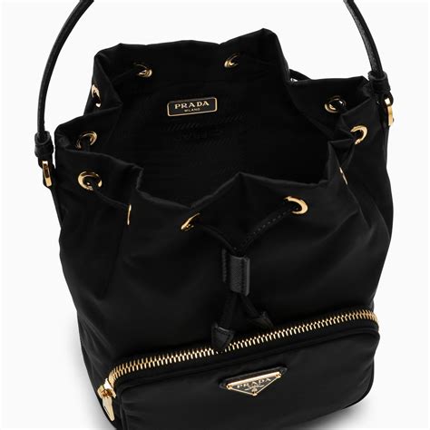 prada canapa bucket bag|Prada duet re nylon bag.